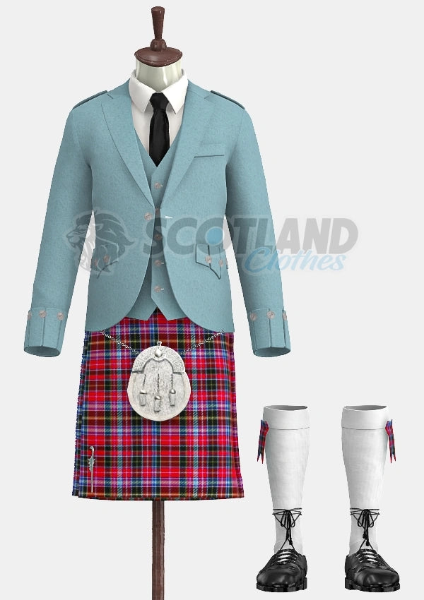 Aberdeen Tartan Argyle Outfit