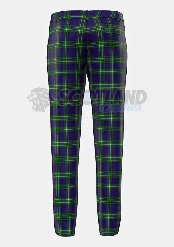 Allen Tartan Trouser Back