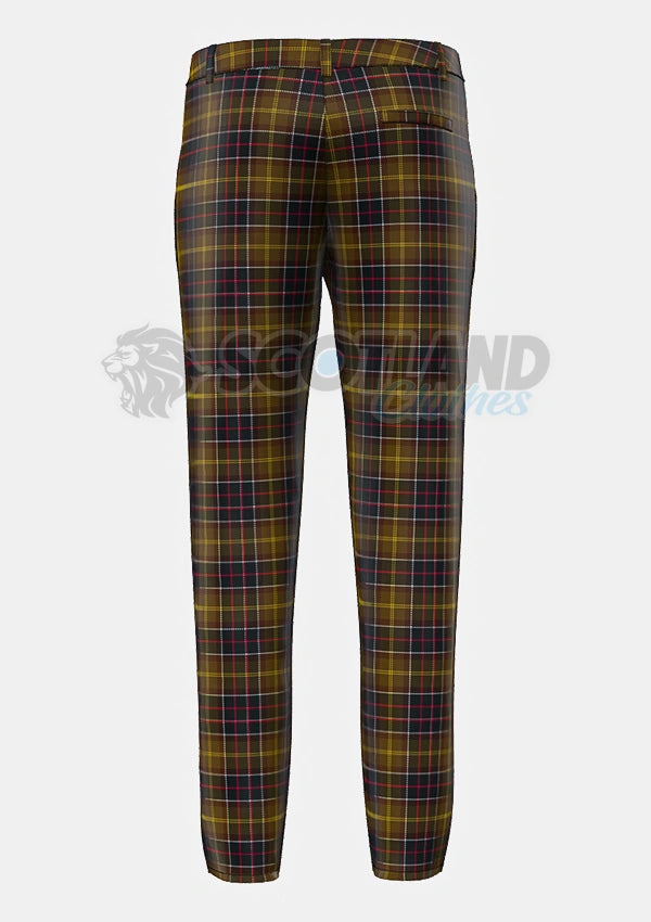Barbour Tartan Trouser Back