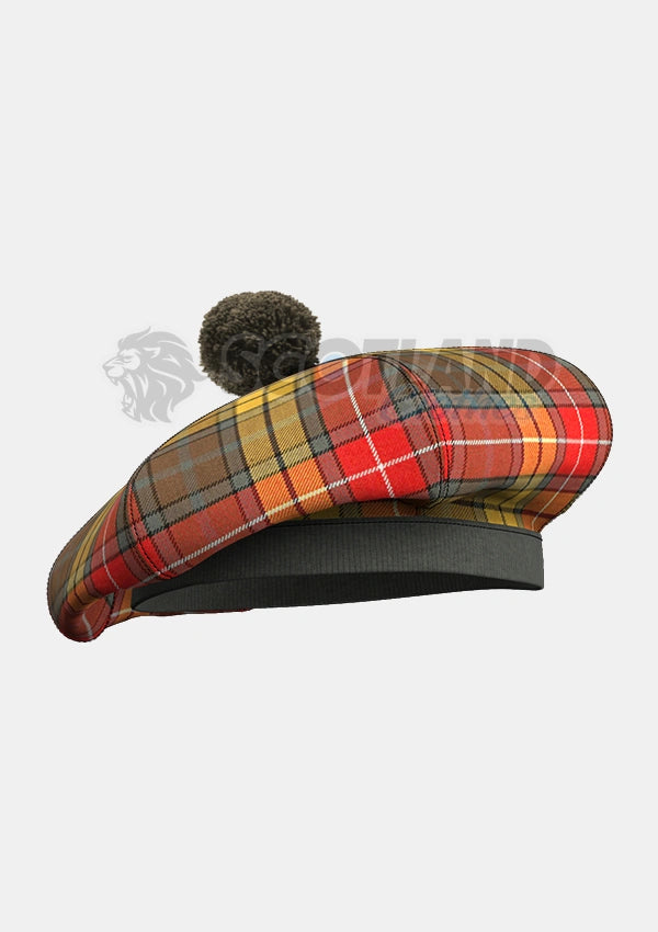 Buchnan Weathered Tartan Tam O' Shanter Hat