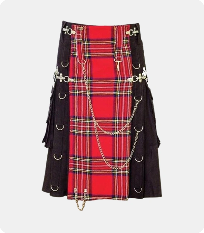 Black-Hybrid-Royal-Stewart-Gothic-Kilt
