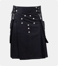 Black-Utility-Kilt-with-Detachable-Pockets