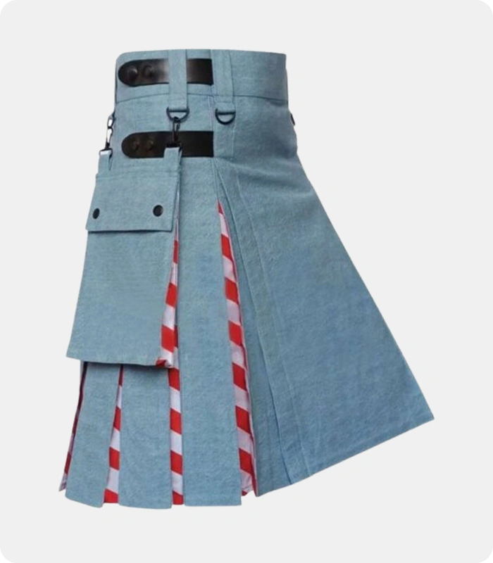 Blue-Denim-USA-Flag-Hybrid-Kilt-Left-Side
