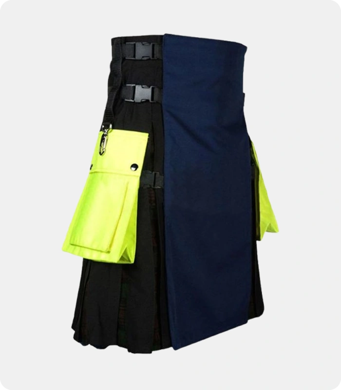 Gray-And-Black-Hybrid-Utility-Kilt