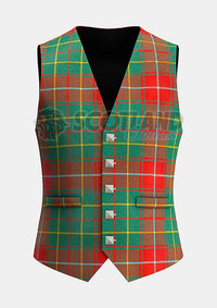 Custom Made Burnett Ancient Tartan Waistcoat