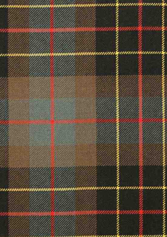 Custom Made Brodie Hunting Weathered Tartan Fabric