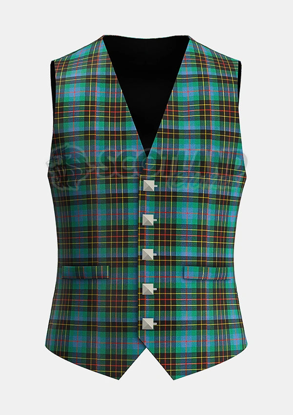 Custom Made Brodie Ancient Hunting Tartan Waistcoat