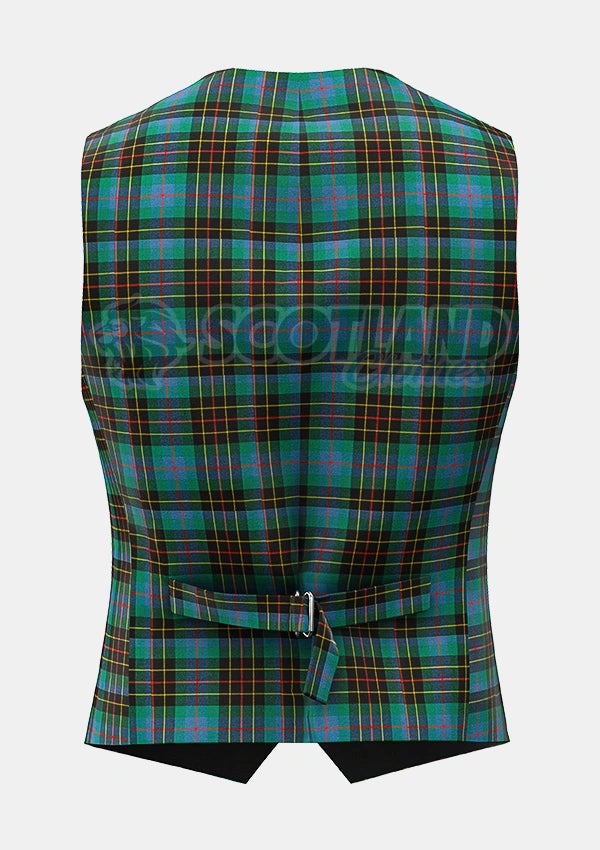 Custom Made Brodie Ancient Hunting Tartan Waistcoat