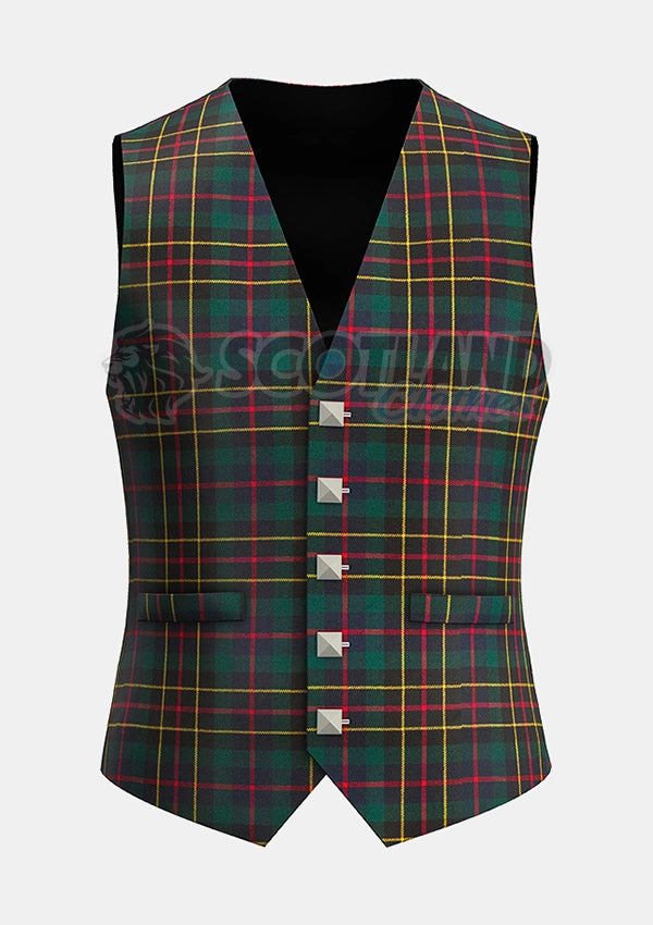 Custom Made Brodie Hunting Modern Tartan Waistcoat