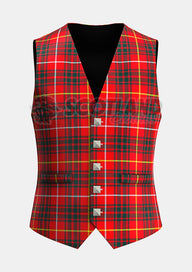 Custom Made Bruce Modern Tartan Waistcoat
