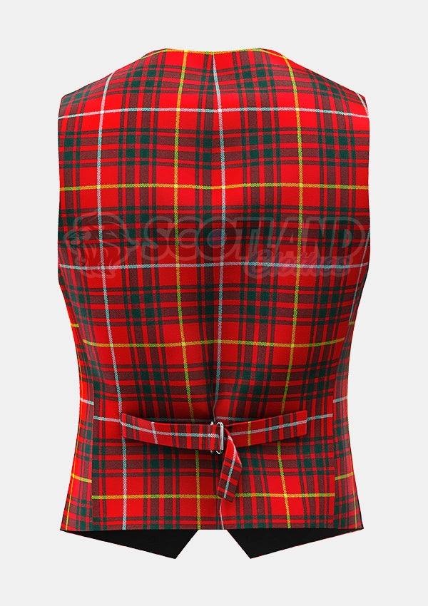 Custom Made Bruce Modern Tartan Waistcoat