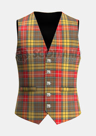 Custom Made Buchnan Weathered Tartan Waistcoat