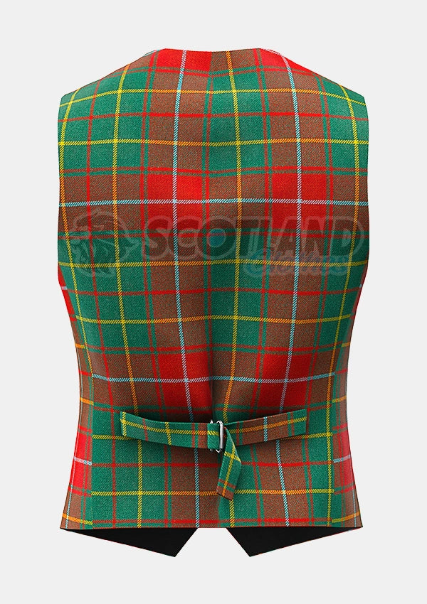 Custom Made Burnett Ancient Tartan Waistcoat
