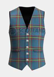 Custom Made Maclain of lochbuie hunting ancient tartan Waistcoat