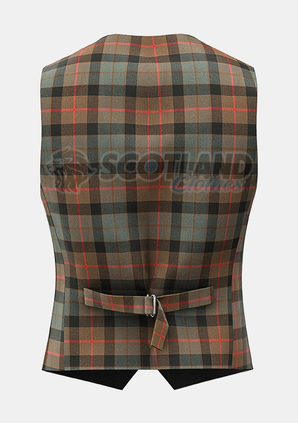 Custommade Gunn Weathered Tartan Waistcoat