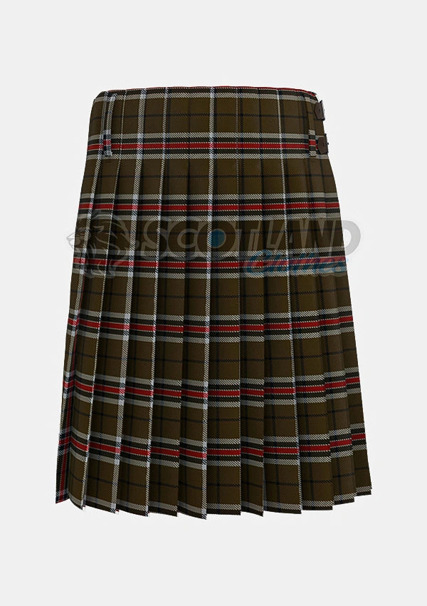 Loch Ness Tartan Kilt Back