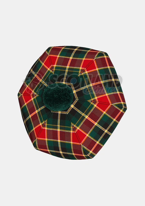 Maclachlan Old Modern Tartan Tam O' Shanter Hat
