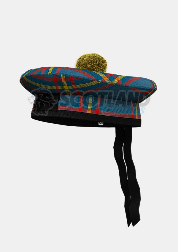 Maclain of lochbuie hunting ancient tartan Balmoral Hat