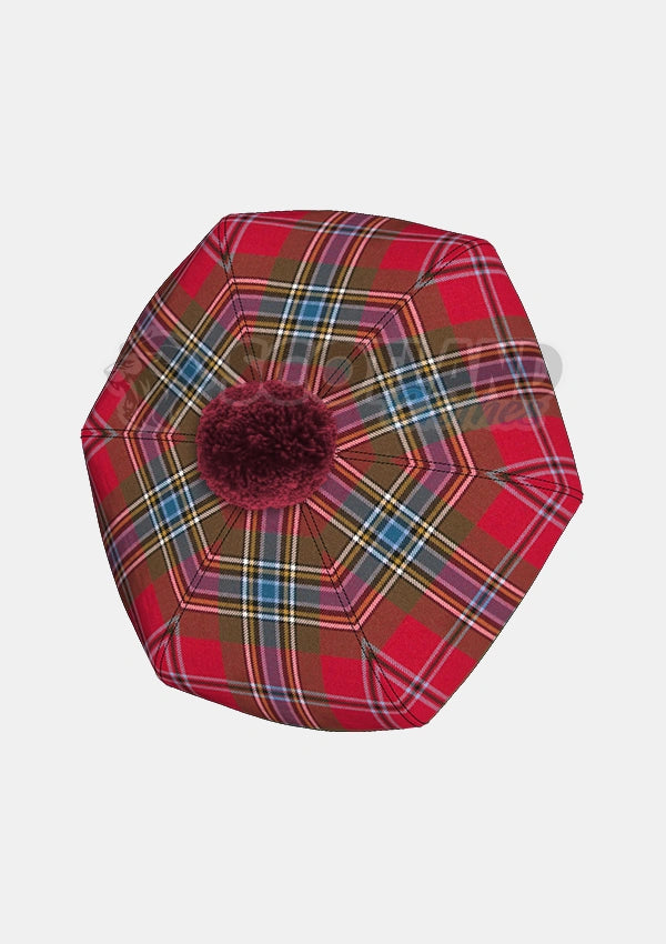 Maclean of Duart Weathered Tartan Tam O' Shanter Hat