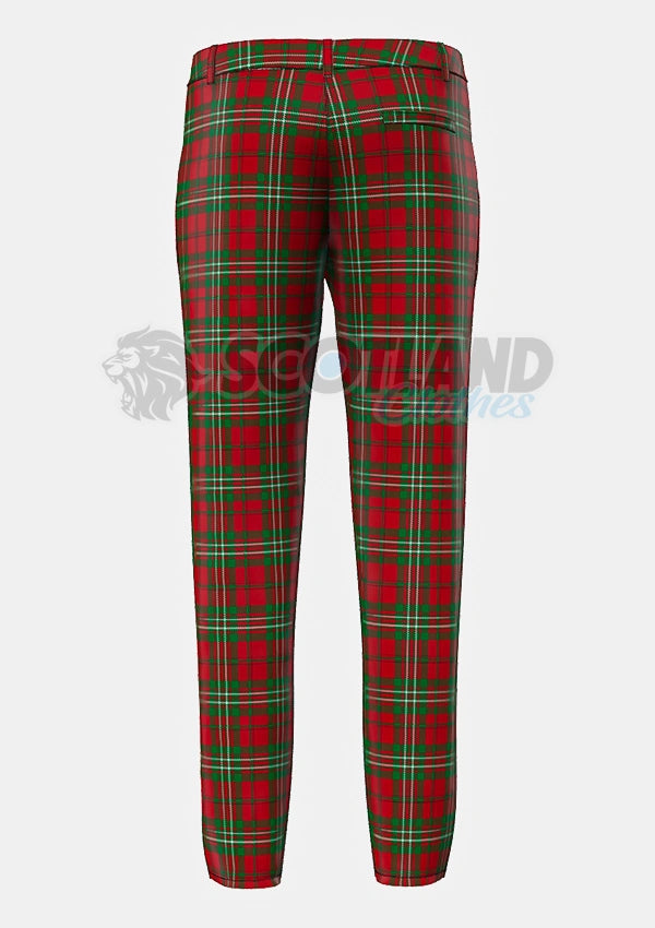 Scott Tartan Trouser Back