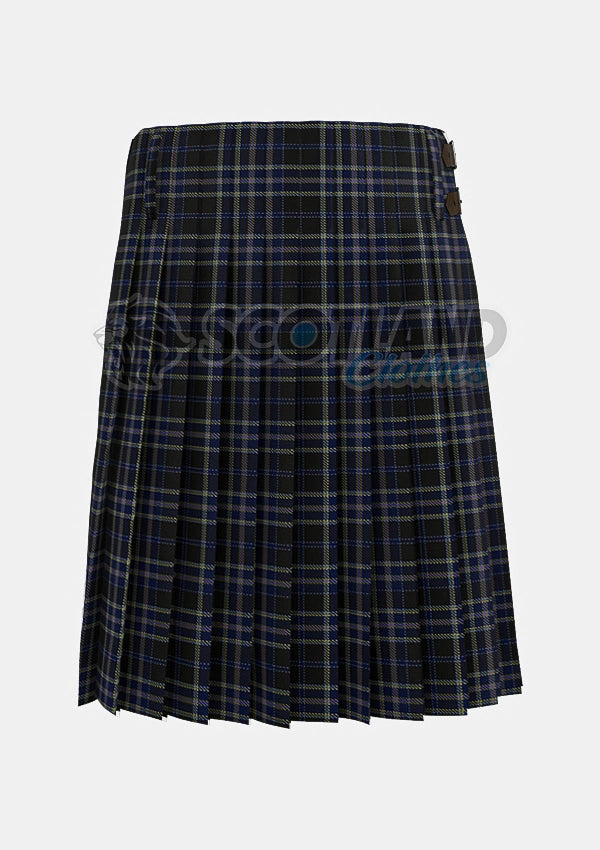 Spirit of Shetland Tartan Kilt Back