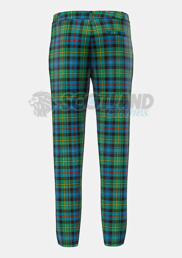 Baillie Tartan Trouser Back