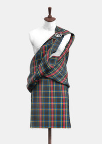 Black Stewart Tartan Great Kilt