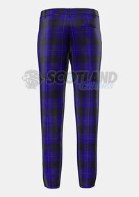Blue Spirit Tartan Trouser Back
