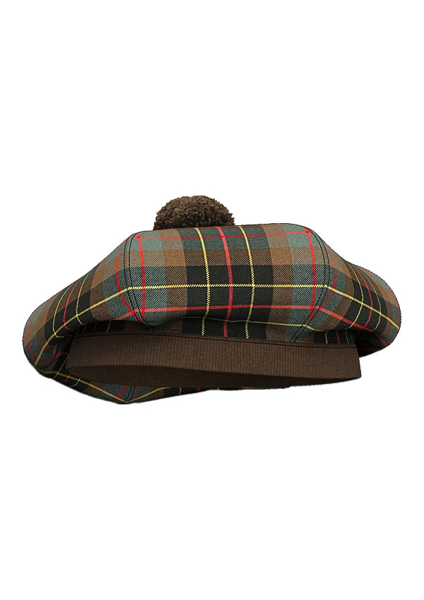 Brodie Hunting Weathered Tartan Tam O' Shanter Hants Side