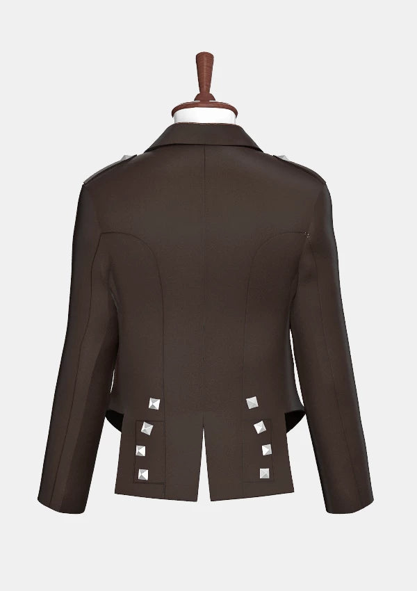 Brown_Prince_Charlie_Kilt_Jacket_with_Satin_Lapels_back_image