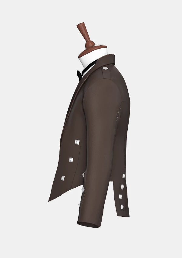 Brown_Prince_Charlie_Kilt_Jacket_with_Satin_Lapels_left_image