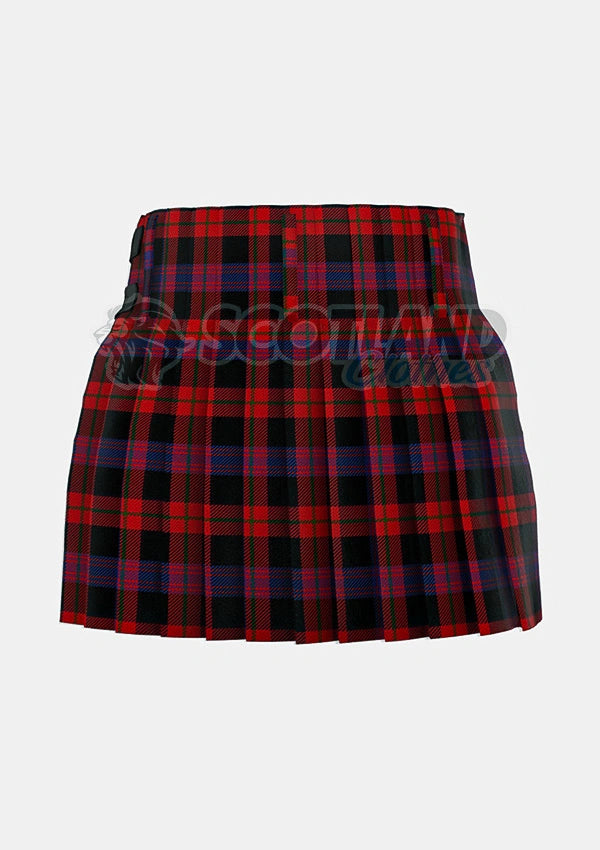 Brown Tartan Kilt Back