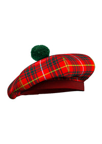 Bruce Modern Tartan Tam O' Shanter Hüte