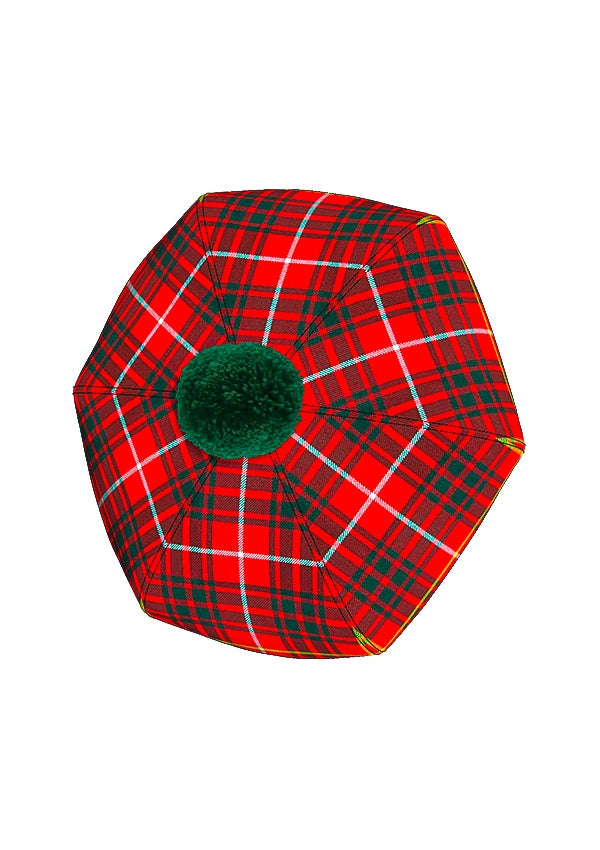 Bruce Modern Tartan Tam O' Shanter Hüte