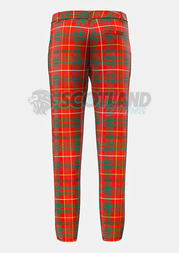 Bruce Tartan Trouser Back