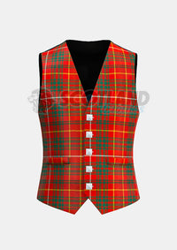 Bruce Tartan Waistcoat Front