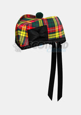 Buchanan Tartan Glengarry Hat Front