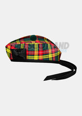 Buchanan Tartan Glengarry Hat Side