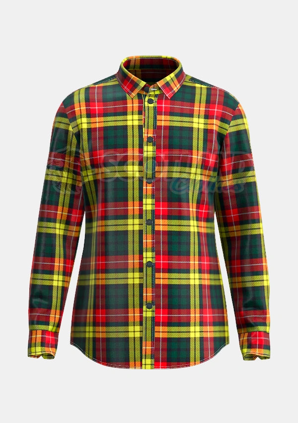Buchanan Tartan Shirt Front