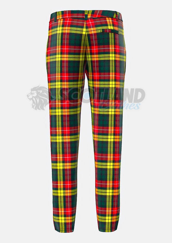 Buchanan Tartan Trousers Back