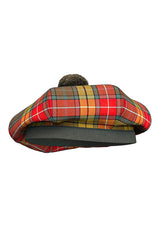 Buchnan Weathered Tartan Tam O' Shanter Hats Side