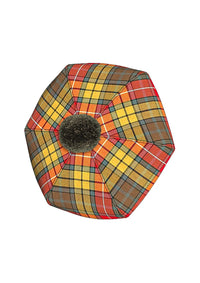 Buchnan Weathered Tartan Tam O' Shanter Hats Top