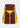 Burgundy and Yellow Leather Hybrid Utility Kilt