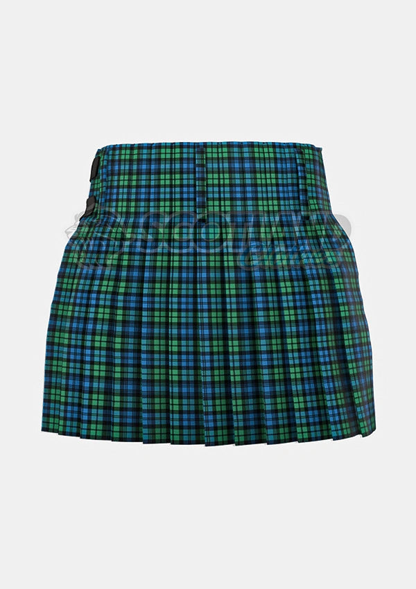 Campbell Tartan Kilt Back