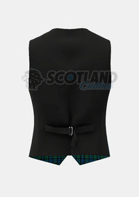 Campbell Tartan Waistcoat Back