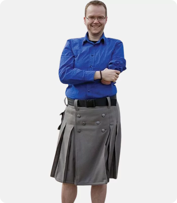 Cargo Utility Kilt With Dual Pockets