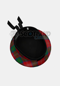 Chisholm Tartan Balmoral Hat Back Side
