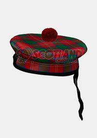 Chisholm Tartan Balmoral Hat Front Side