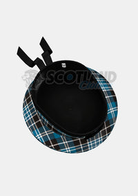 Clark Tartan Balmoral Hat Back Side