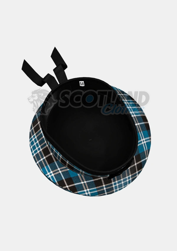 Clark Tartan Balmoral Hat Back Side
